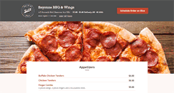 Desktop Screenshot of bayonnebbqandpizza.com
